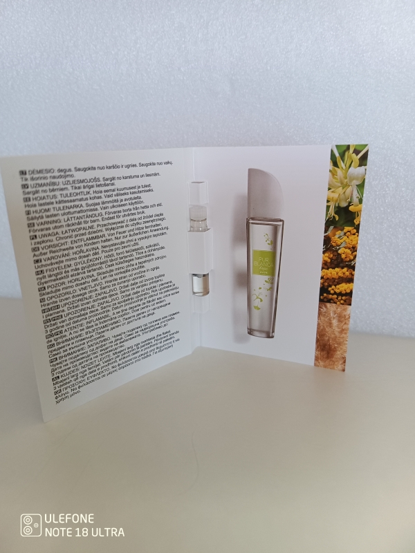 AVON Pur Blanca HOPE EdT / Karte mit Duftprobe